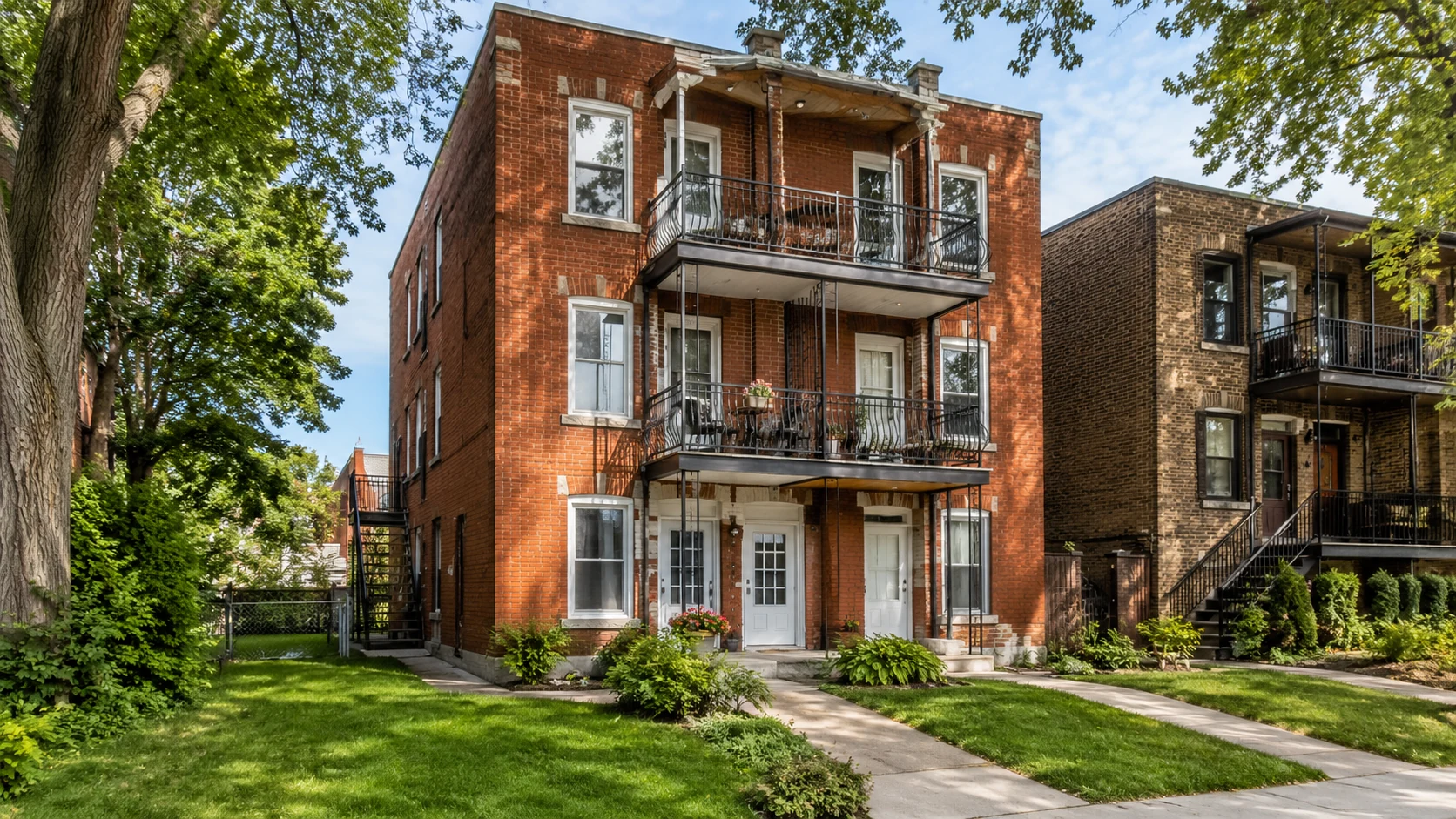 Propriété résidentielle dans un quartier établi de Lachine et LaSalle.